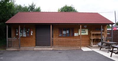 Pic 37. 10.8m x 5.4m Village Shop with interlocking concrete tile roof